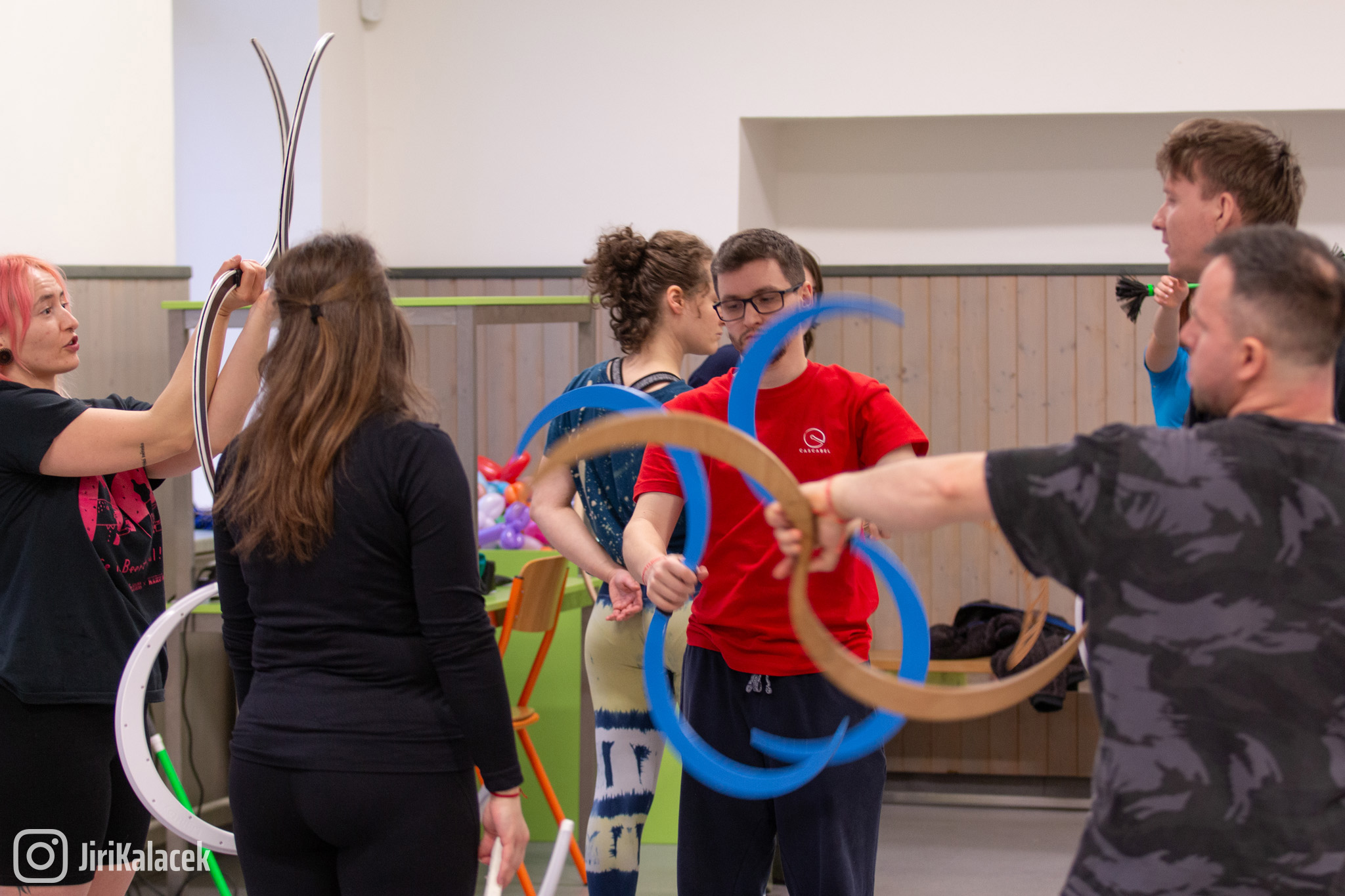 Matěj at a buugeng workshop