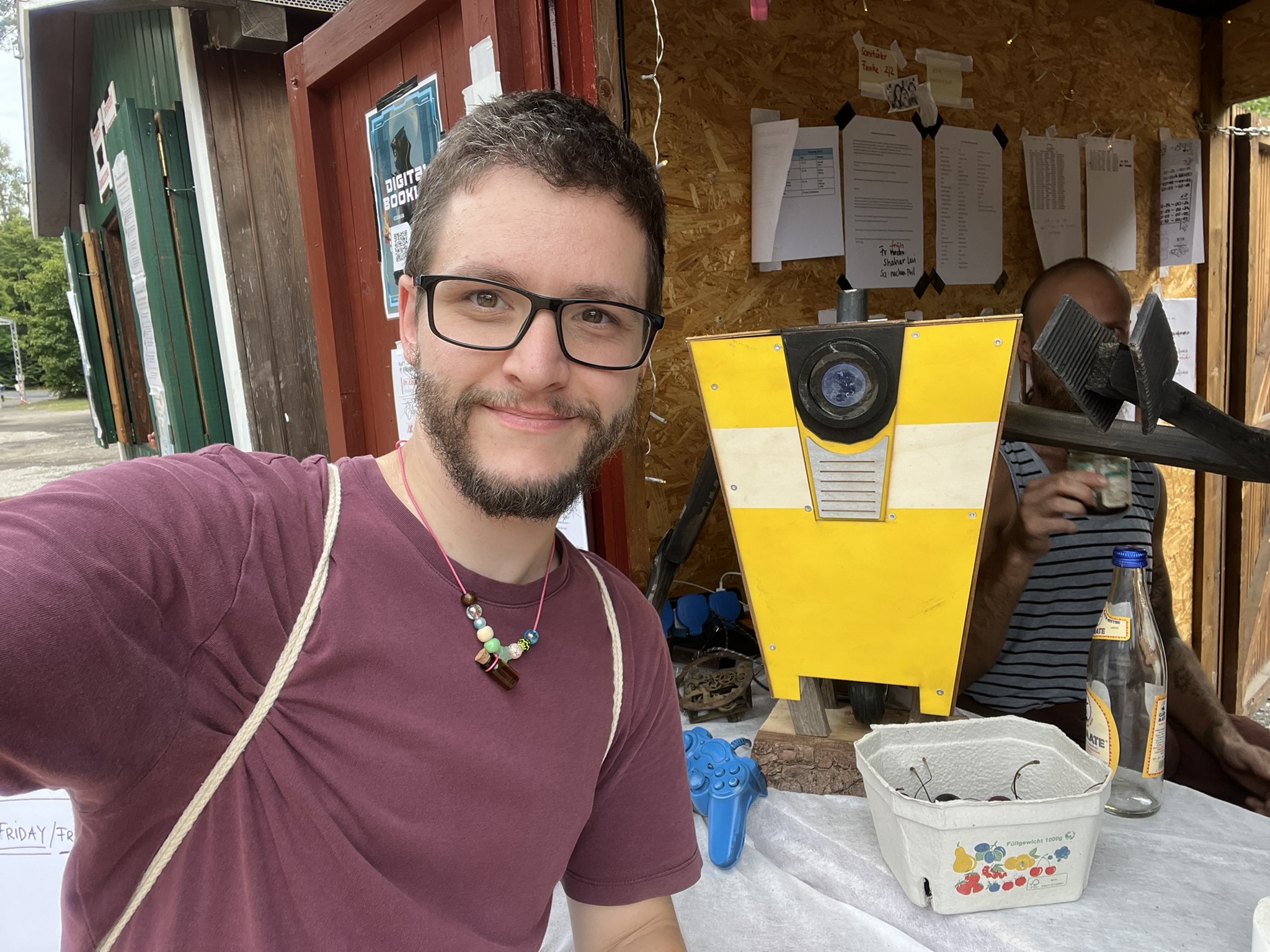 Matěj posing for a profile picture